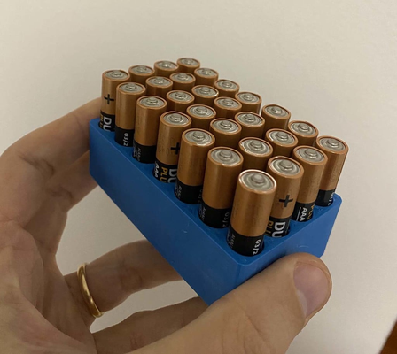 aaa battery holder by ungarelli tools organizers 3d print model - Mito3D