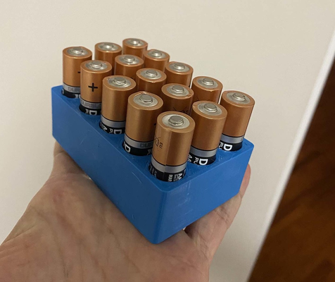 battery holder aa by ungarelli tools organizers 3d print model - Mito3D