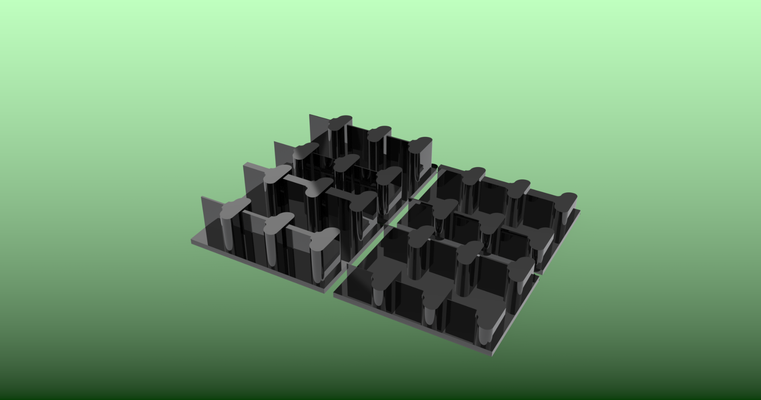 astm 52902 standard radius resolution ribs test models by howell 3d printer 3d print model - Mito3D