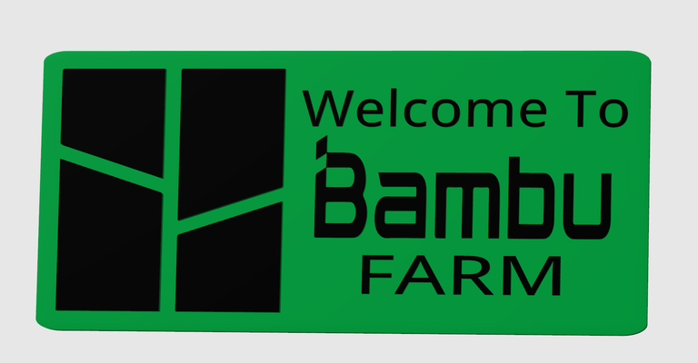 bambu farm sign by geek mechanical art signs & logos welcom 3d print model - Mito3D