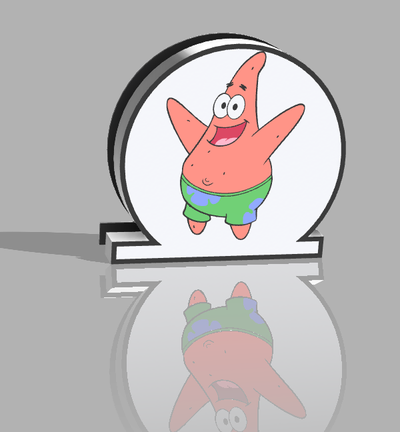 patrick star by make3design haushalt dekor 3d print model - Mito3D