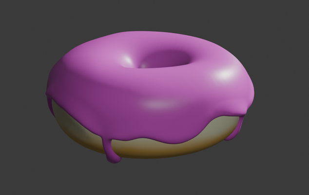 donut by 412yeti art sculptures 3d print model - Mito3D