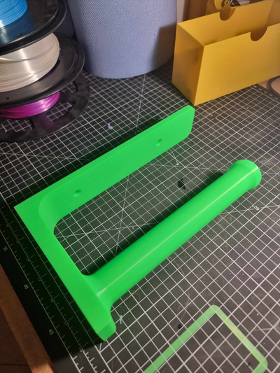 küche gewebe rollen halter unterstützung by slopetrash jnr werkzeuge veranstalter taschentuchhalter gadget 3d print model - Mito3D