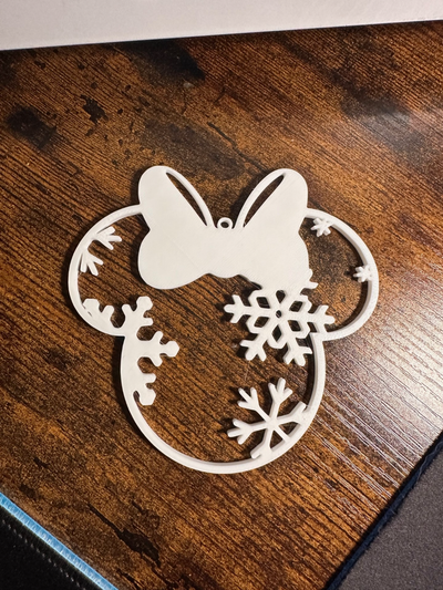 weihnachten ornament disney mickey minnie maus by creamade3d haushalt feierlichkeiten 2023 baum fröhlich 3d print model - Mito3D