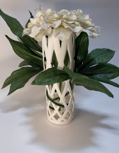 organic pen cup by 3dfolio household decor cups pencil storage modern parameteric design cool lattice vase 3d print model - Mito3D