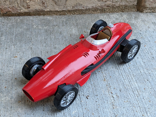 1957 maserati 250f pinewood derby car shell by troysterr hobby & diy vehicles formula 1 one 3d print model - Mito3D