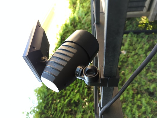 mercurio inteligente solare riflettore montaggio staffa by scross01 domestico giardino luce 3d print model - Mito3D