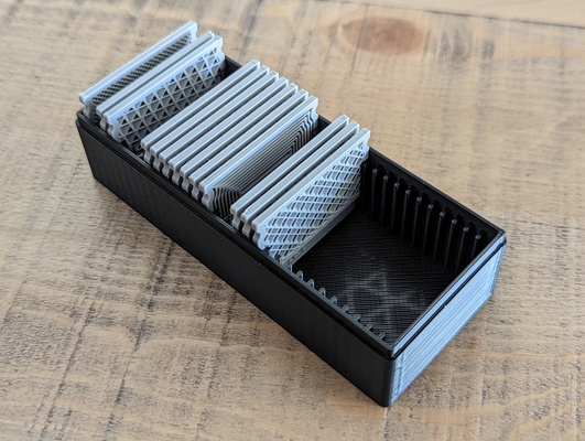 small swatch samples organizer box remixed by scross01 tools organizers 3d print model - Mito3D