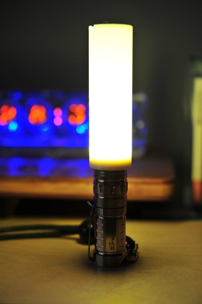 flashlight diffuser by s5862140 tools hand flashdiffuser 3d print model - Mito3D