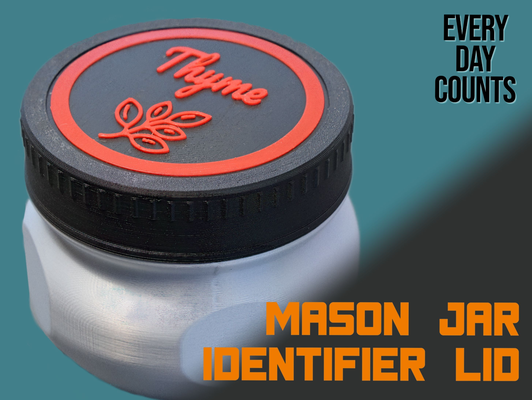 maçon pot identifier couvercle my signe by journée compte ménage maison modèles 3d print model - Mito3D