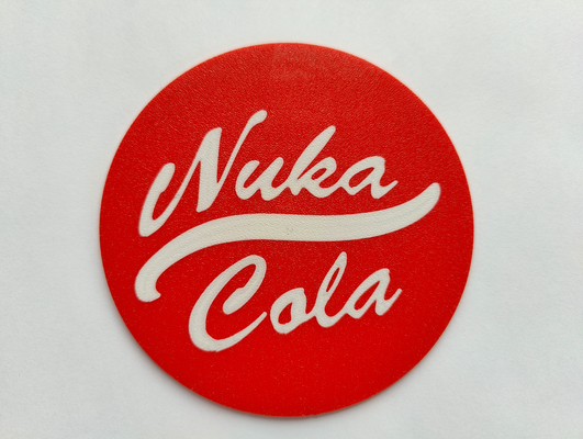 nuka cola fallout coaster by szaman household decor 3d print model - Mito3D