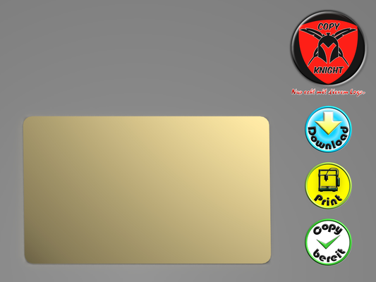 nfc id-1 iso iec 7810 bankkarten- kreditkarten- scheckkartenformat by copyknight art coin & badges bank credit card creditcard karte kreditkarte bankkarte scheck format 3d print model - Mito3D