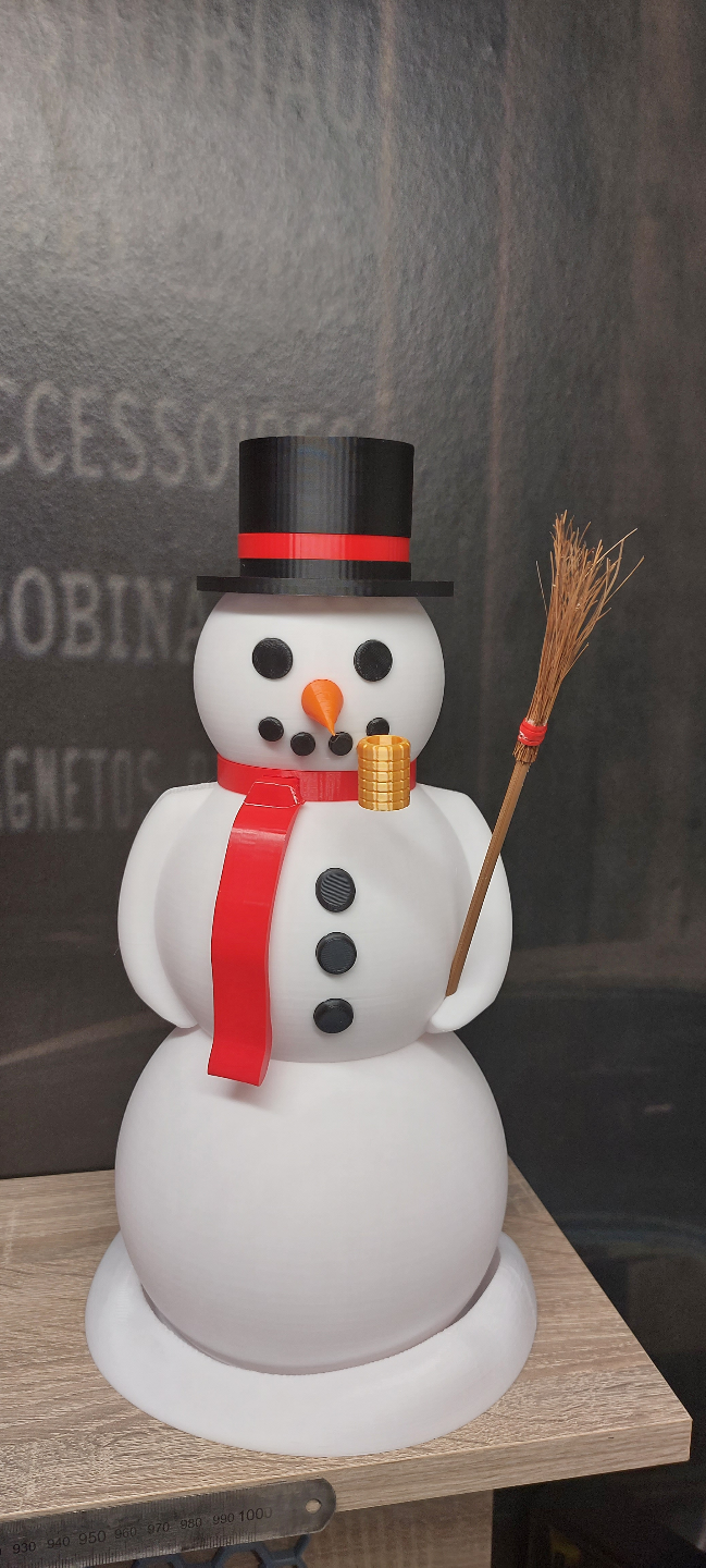 schneemann by ulsen0815 3d printer parts snowman 3D print model - Mito3D