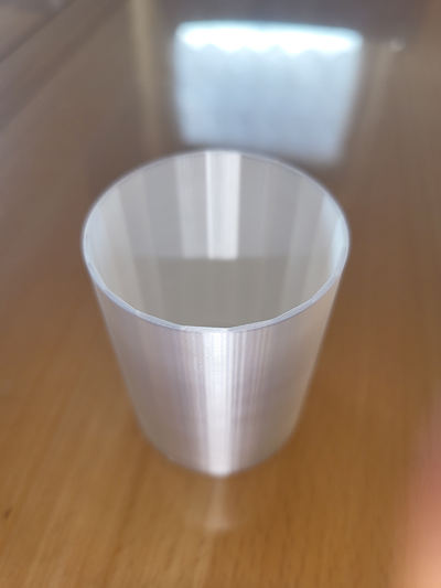 cup by chaoshunter fashion glasses becher 3d print model - Mito3D