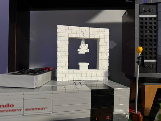 mario atlama askıya alındı in hava by cılız laboratuarlar oyuncaklar oyunlar karakterler video oyunları uçan faliyet alani sahne dekor oyun dekorasyon elde taşınır 8 bit 8bit 3d print model - Mito3D