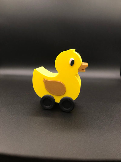 canard chariot by office 3d art modèles 3d print model - Mito3D