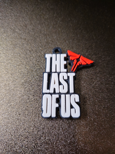 last of us keychain by geeklabs art signs & logos lastofus thelastofus tlou gamer player playstation game console pc play fun firefly 3d print model - Mito3D