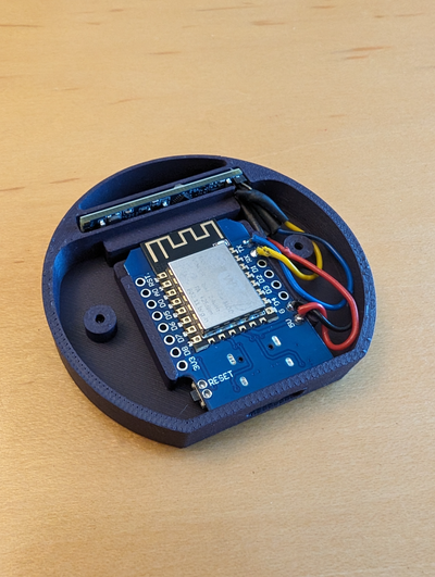 esphome sensor d1 mini esp8266 usbc ld2410 astuccio guaina remixato by bri0nac passatempo fai elettronica homeassistant mmwave 3d print model - Mito3D