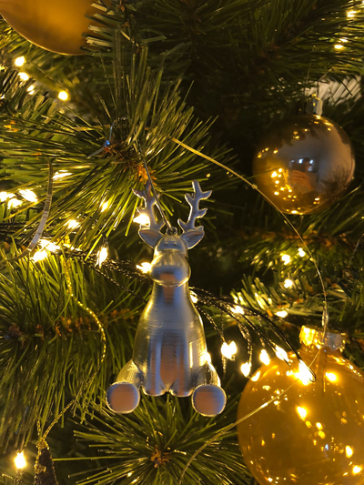 rena enfeite by 3djasi casa festividades natal natal árvore enfeites christmastreedecoration fofa veado animal 3d print model - Mito3D