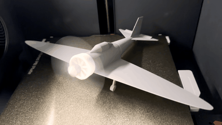 caoutchouc bande alimenté hélice avion by replayworks jouets jeux avions élastique 3d print model - Mito3D