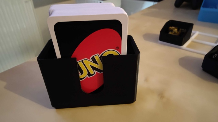 gridfinity uno card holder remixed by mikefr toys & games board boardgameorganizer unocardbox unocardgame 3d print model - Mito3D