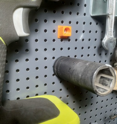 biltema pegboard socket 1 2 holder by ippe tools thingiverse 3d print model - Mito3D