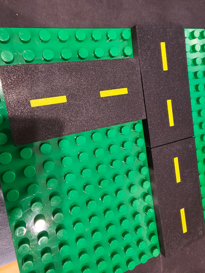 lego duplo yol fayans 4x8 yeniden karıştırılmış by kapalı oyuncaklar oyunlar sokak 3d print model - Mito3D