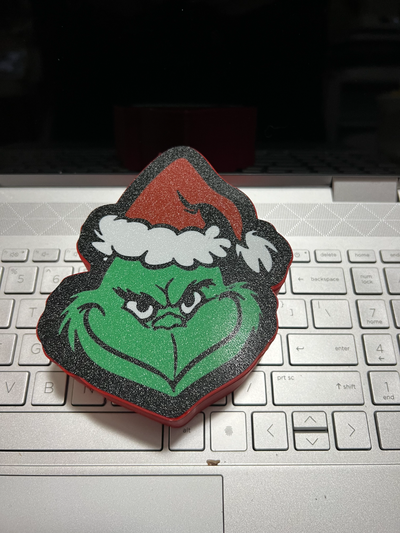 grinch kutu by akıcı konuşma ev halkı şenlikler noel 3d print model - Mito3D