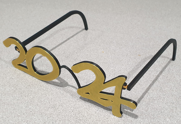 2024 brille by hamster haushalt feierlichkeiten neujahr vorabend party 3d print model - Mito3D