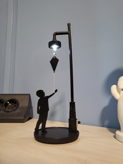 çocuk oynama mıknatıs uçurtma led by s1imone hobi kendin yap elektronik sanat dekorasyon lamba ışık sokak 3d print model - Mito3D