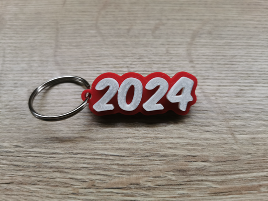 keychain 2024 by x3mnexus art signs & logos key gift 3d print model - Mito3D