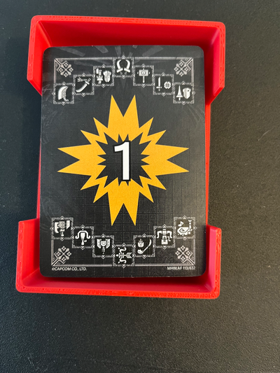 2 5 x 3 inç kart kulp destek by fırın süzgeci hobi kendin yap boardgameaccessories 3d print model - Mito3D