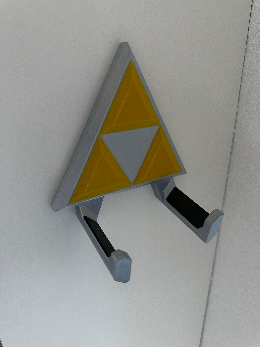 master sword wall mount plate by nonametoo props & cosplays zelda link triforce botw totk holder bracket breath of wild tears kingdom ocarina time 3D print model - Mito3D