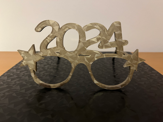 año partido lentes empulgueras apoyo by prestar atención moda 2024 tornillo silvester 3d print model - Mito3D