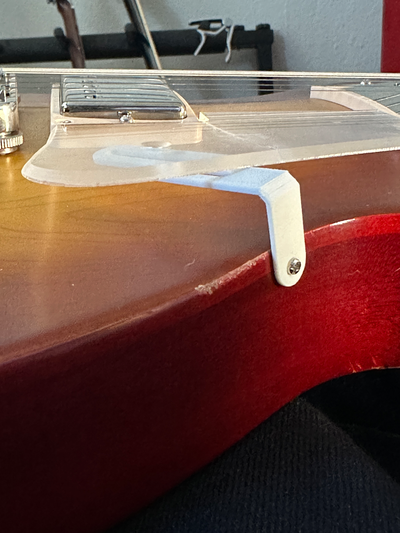 gibson les paul pickguard mounting bracket by kfbr392 hobby & diy music guitar 3d print model - Mito3D