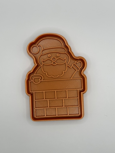 christmas santa claus cookie cutter stamp by indibles household decor 2023 christmascookie christmascookiecutter cutters cookiestamp santaclaus 3d print model - Mito3D
