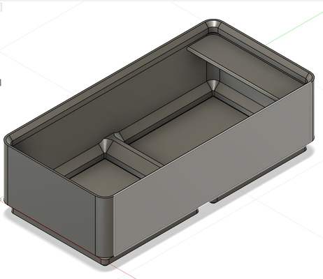 gridfinity 2x1x3 shelled lite stackable scoop label by manley welding tools organizers grid finity gridfinity2x1 gridfinity1x2 hardware storage tool box organizer toolbox toolboxorganizer bin orginization orginizer 3d print model - Mito3D