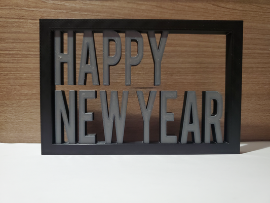 happy year by luka 3d household festivities 2024 3d print model - Mito3D