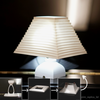 drucken ort folding collapsing lampe flugzeug muster by mireplica3d haushalt dekor 3d print model - Mito3D