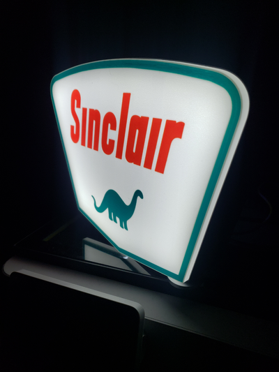 sinclair gas sign lightbox by hjtatum art signs & logos 3d print model - Mito3D