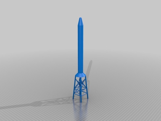saturn v launch escape tower by user 1518834855 hobby & diy vehicles 3d print model - Mito3D