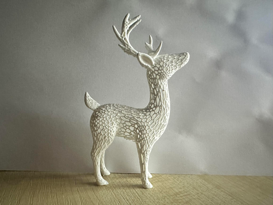 voronoi cervo remixato by t pc giocattoli giochi personaggi animale figurina arredamento design arte fai casa passatempo eco stampabile fauna selvatica principiante 3d print model - Mito3D