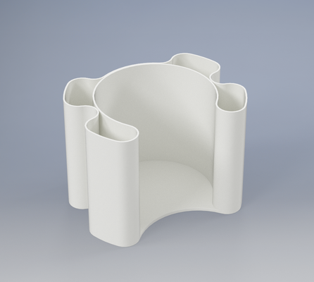 baumwolle pad tip halter unterstützung vase modus by kg3dee werkzeuge veranstalter wattepad wattepadhalter vasemode wattestäbchen 3d print model - Mito3D