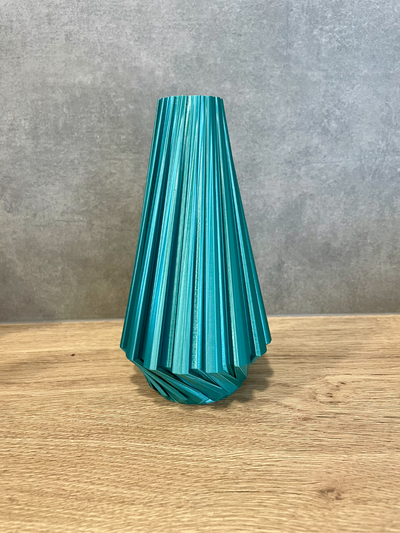 vaso by maxilupa domestico arredamento fiore spirale modalità 3d print model - Mito3D