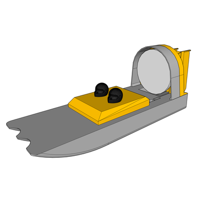 rc hydroglisseur 1 0 bateau by jester80 loisir diy rcboat véhicules radio contrôle éloigné 3d print model - Mito3D