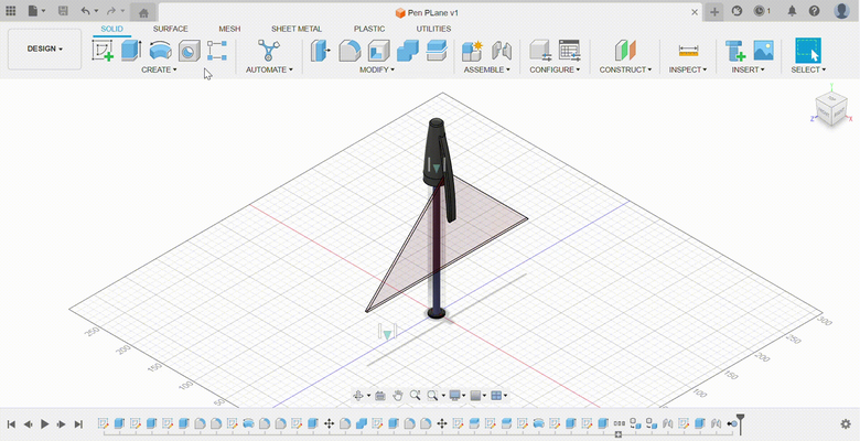 penna aereo by gds tesla giocattoli giochi sfera 3d print model - Mito3D