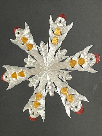 snowflake 5 by brawntfxx household festivities decoration ornament christmas holiday snow hanging hangable flake festive 3d print model - Mito3D