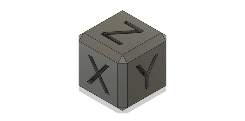 étalonnage cube remixé by maxgerlach2000 outils cub4e facile importer étiquettes imprimables pièces 3d artistique créations bancal calib tester libre télécharger points téléchargement 3d print model - Mito3D