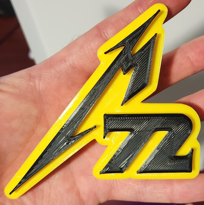 metallica m72 logo by swifty creations household decor 3d print model - Mito3D