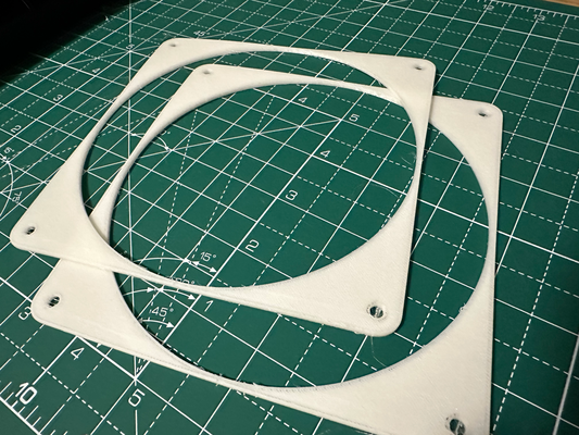 140mm fan gaskets by fyrby additive household house models ventilation gasket airconditioning shapr3d 140mmfan 140mmfanmount 3d print model - Mito3D